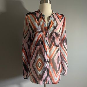 Cute button up blouse